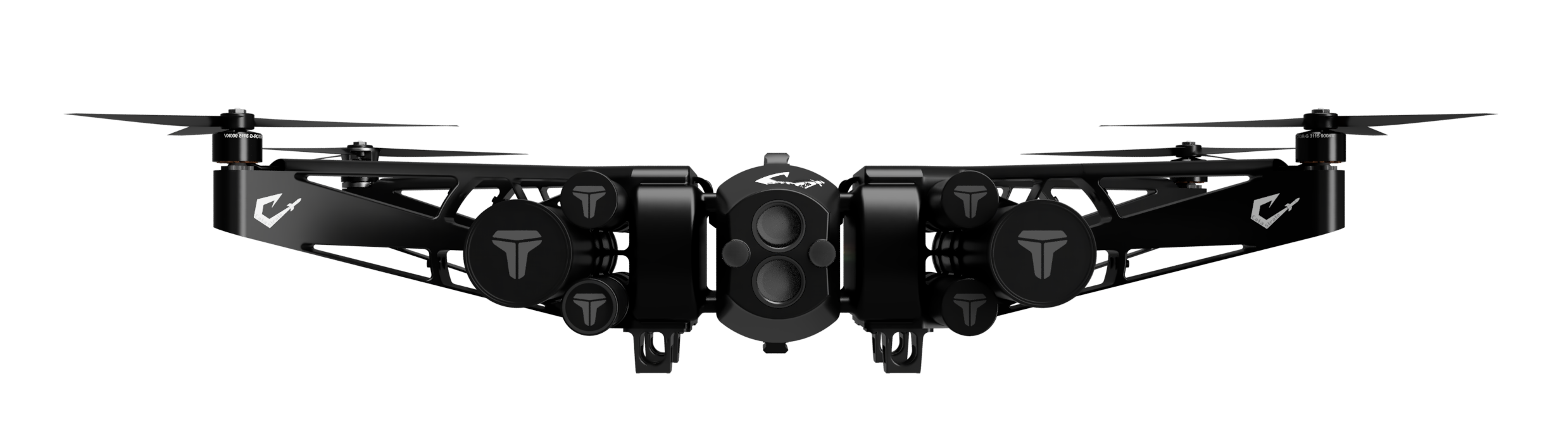 Track system mounted on a UAS